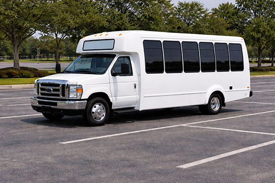 20-passenger minibus available for charter in Rancho Mirage, CA