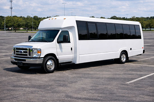 25-passenger minibus available for charter in Rancho Mirage, CA